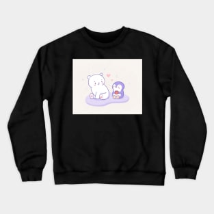 Polar Bear and Penguin Christmas Crewneck Sweatshirt